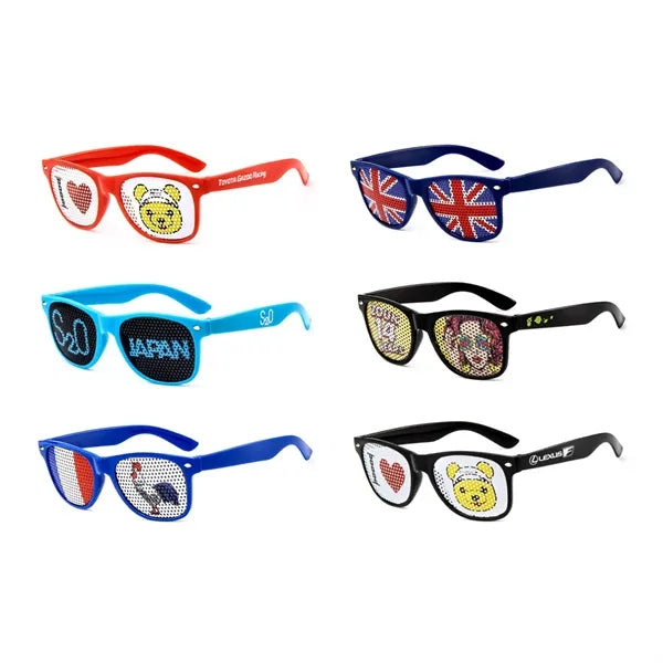 Custom Printed Pinhole Sunglasses