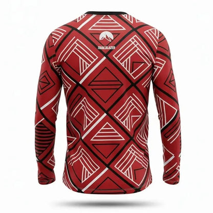 Sublimated Butterfly Mesh 160G Long Sleeve T-Shirt