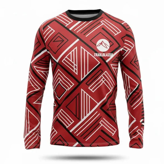 Sublimated Butterfly Mesh 160G Long Sleeve T-Shirt