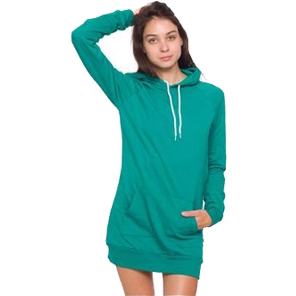 American Apparel Womens California Fleece Raglan Hoody Dress