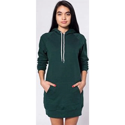 American Apparel Womens California Fleece Raglan Hoody Dress