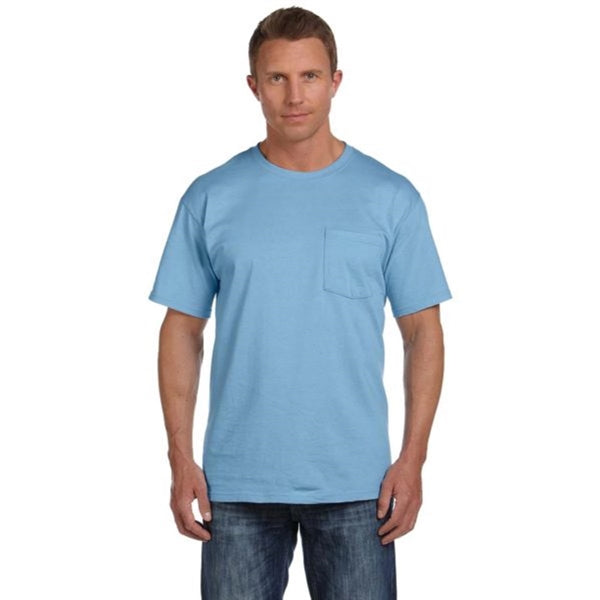 Fruit of the Loom Heavy Cotton Pocket Tee - Dark/Color
