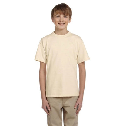 Fruit of the Loom Youth Heavy 100% Cotton Tee - White