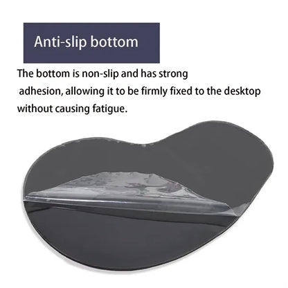 Silicone wrist rest mouse pad
