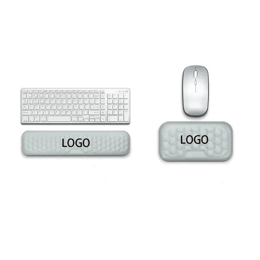 Memory Foam Wrist Rest Support and Mouse Pad Set
