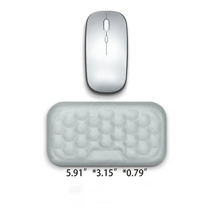Memory Foam Wrist Rest Support and Mouse Pad Set