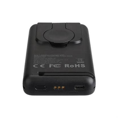 3-in-1 MagSafe Wireless Charger w/ Detachable 10,000 mAh Pow
