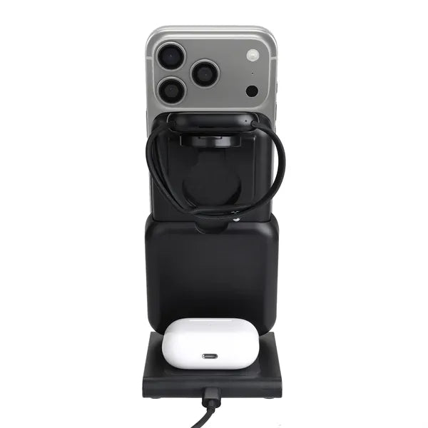 3-in-1 MagSafe Wireless Charger w/ Detachable 10,000 mAh Pow
