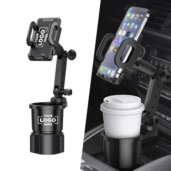 2-in-1 Universal Car Cup Holder Phone Stand
