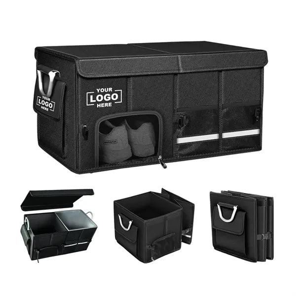 Collapsible Waterproof Multi Compartment Car Trunk Organizer