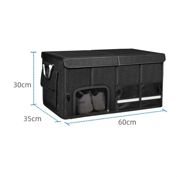 Collapsible Waterproof Multi Compartment Car Trunk Organizer