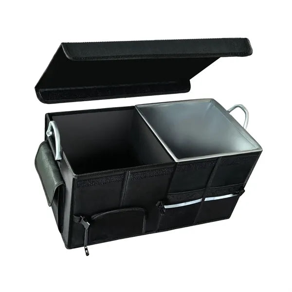 Collapsible Waterproof Multi Compartment Car Trunk Organizer
