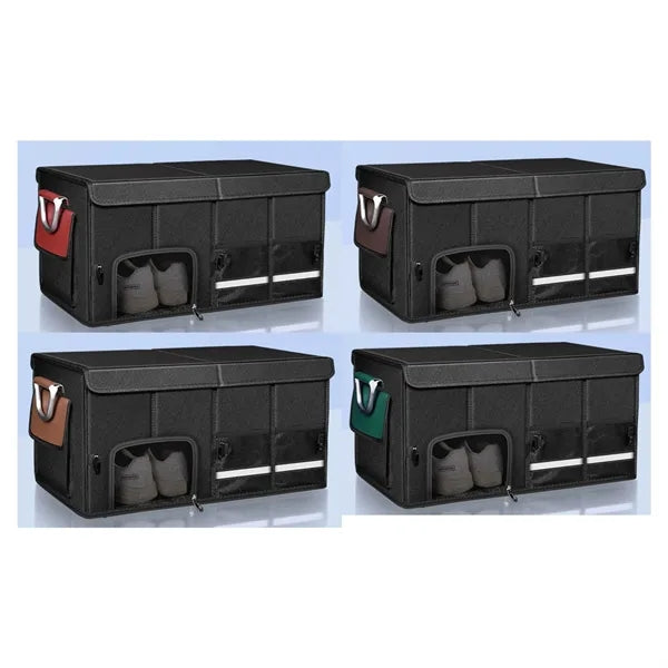 Collapsible Waterproof Multi Compartment Car Trunk Organizer