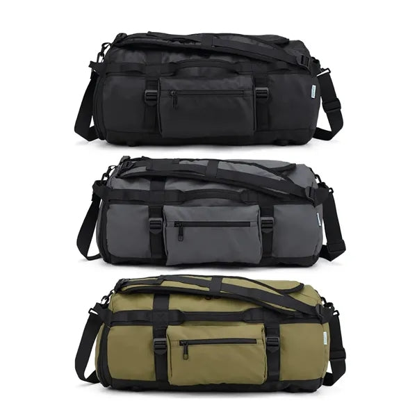 Foldable Backpack Duffel Bag with Shoes Compartment