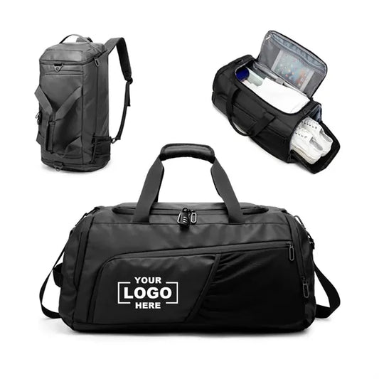 45L Travel Duffel Sports Gym Bag with Shoes Compartment