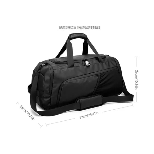 45L Travel Duffel Sports Gym Bag with Shoes Compartment