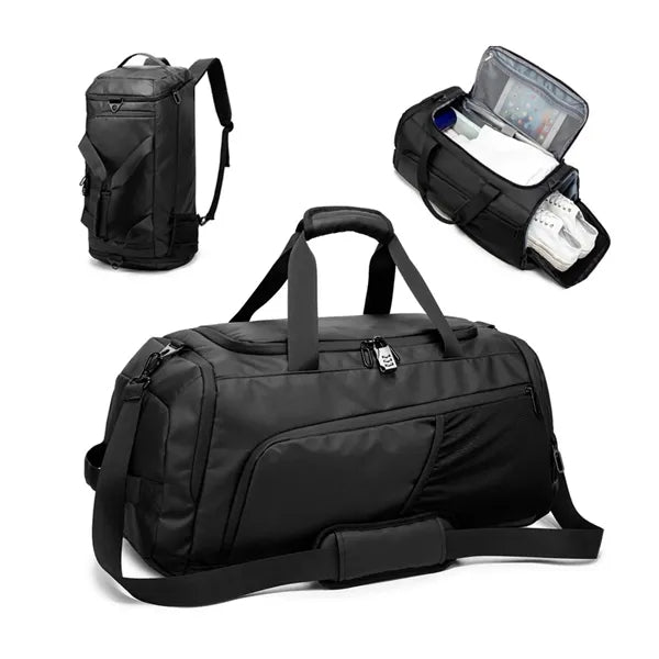 45L Travel Duffel Sports Gym Bag with Shoes Compartment