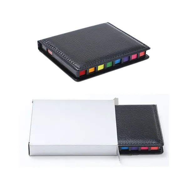 Muti Color Self Sticky Notes Memo Pads with Leather Case