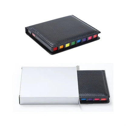 Muti Color Self Sticky Notes Memo Pads with Leather Case