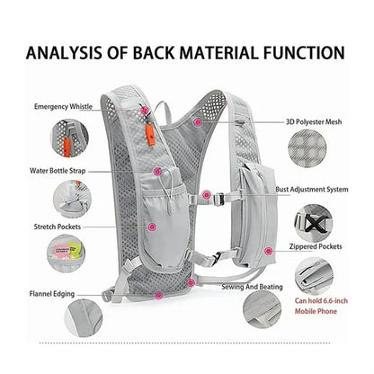 Lightweight Running Hydration Vest Backpack