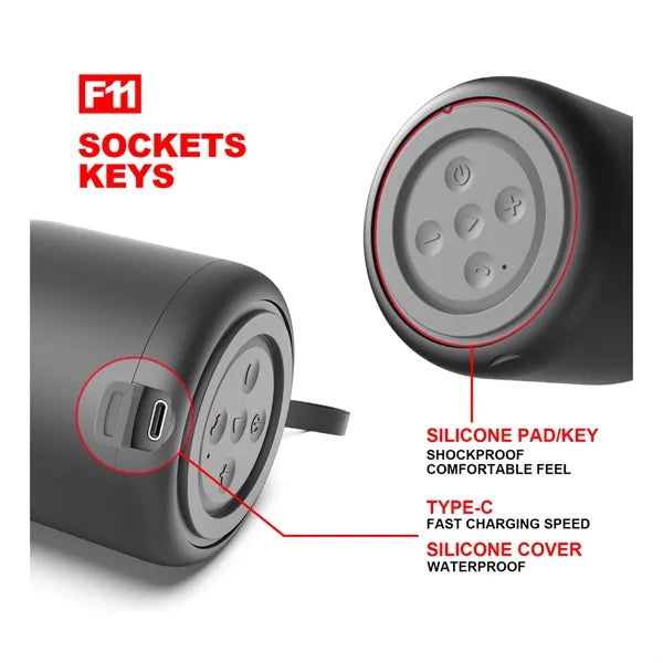 Portable Wireless Speaker with 24H Playtime