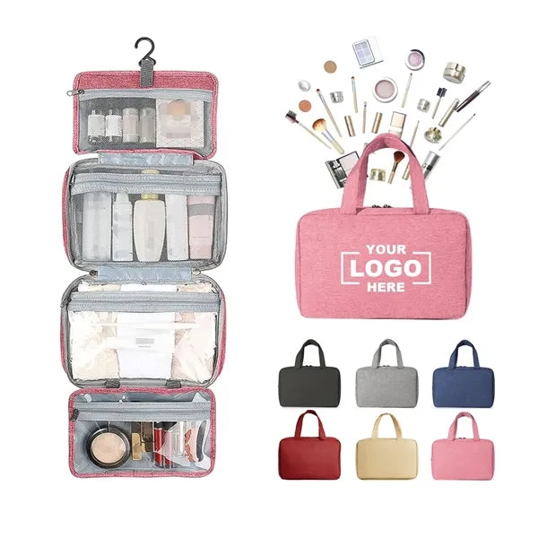 Makeup Bag Travel Cosmetic Case with 4 Compartments