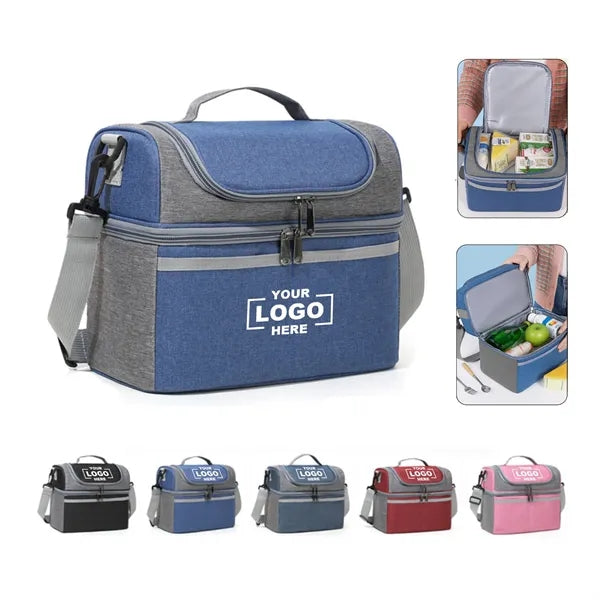 15 Can Outdoor Picnic Insulated Cooler Lunch Bag