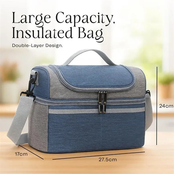 15 Can Outdoor Picnic Insulated Cooler Lunch Bag