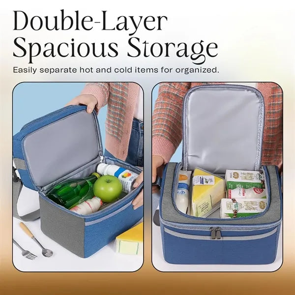 15 Can Outdoor Picnic Insulated Cooler Lunch Bag