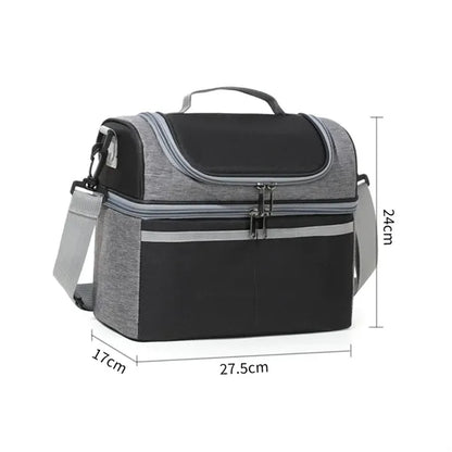 15 Can Outdoor Picnic Insulated Cooler Lunch Bag