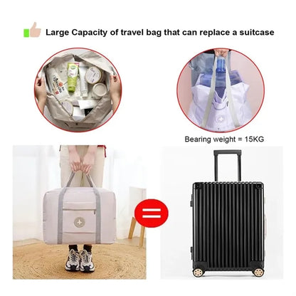 Foldable Travel Duffel Bag Luggage Tote Carry on Luggage