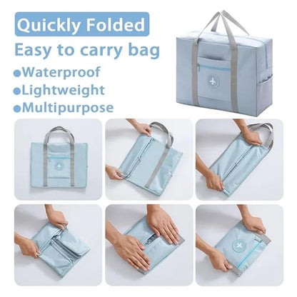 Foldable Travel Duffel Bag Luggage Tote Carry on Luggage