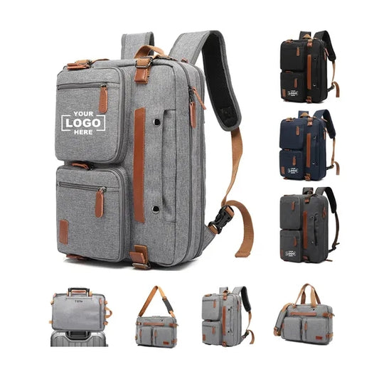 Multipurpose Convertible Backpack Messenger Laptop Bag