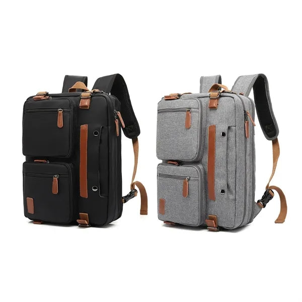 Multipurpose Convertible Backpack Messenger Laptop Bag
