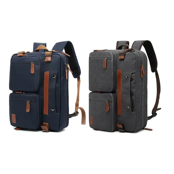 Multipurpose Convertible Backpack Messenger Laptop Bag