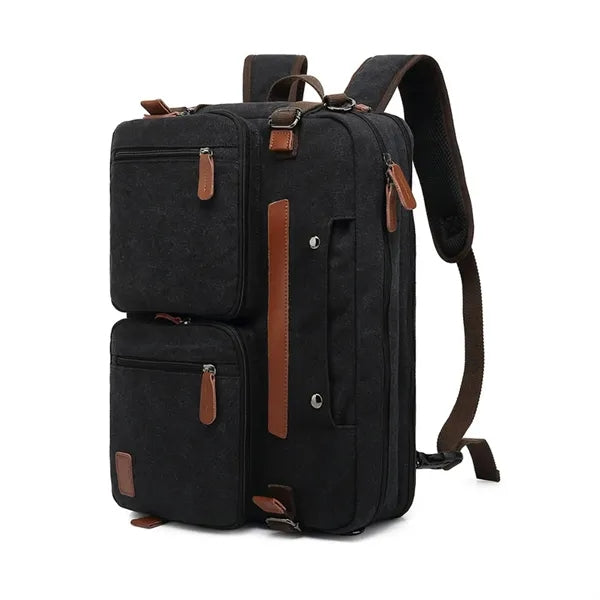 Multipurpose Convertible Backpack Messenger Laptop Bag