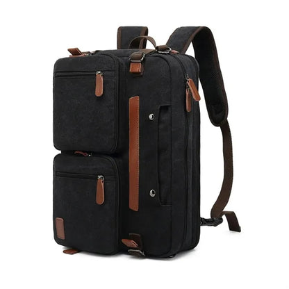 Multipurpose Convertible Backpack Messenger Laptop Bag