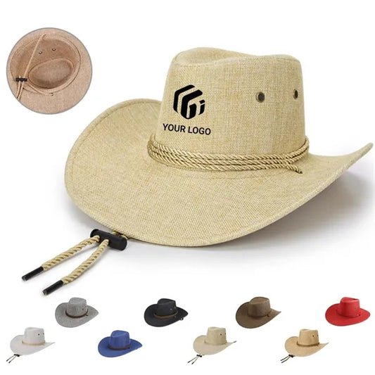 Outdoor horse riding sun wide brim western cowboy hat