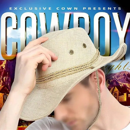 Outdoor horse riding sun wide brim western cowboy hat