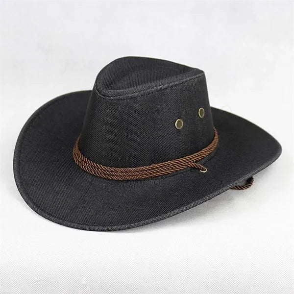 Outdoor horse riding sun wide brim western cowboy hat