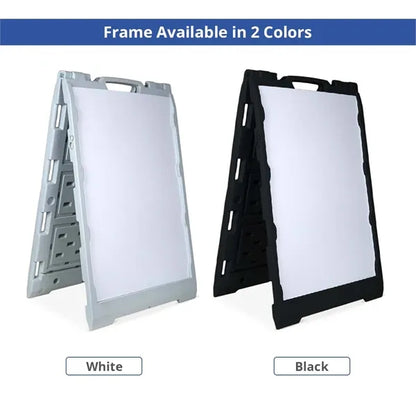 Economy Dry-Erase A-Frame - 2 Blank Panels
