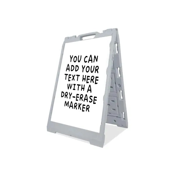 Economy Dry-Erase A-Frame - 2 Blank Panels