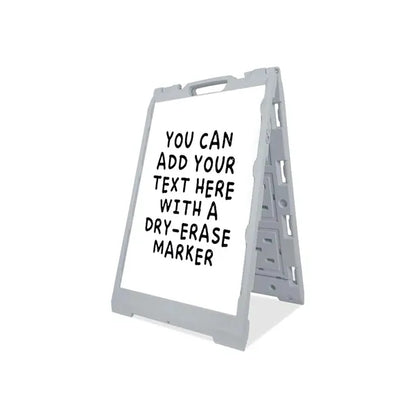 Economy Dry-Erase A-Frame - 2 Blank Panels