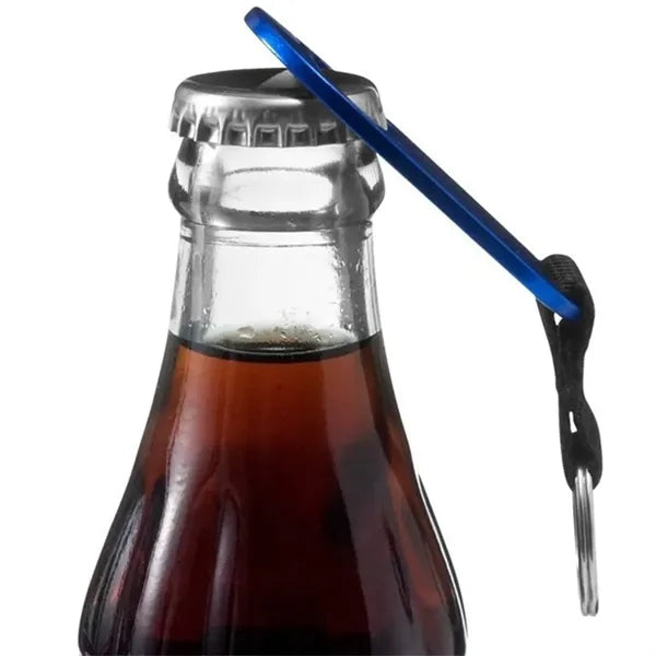 Oval Keychain with Bottle Opener