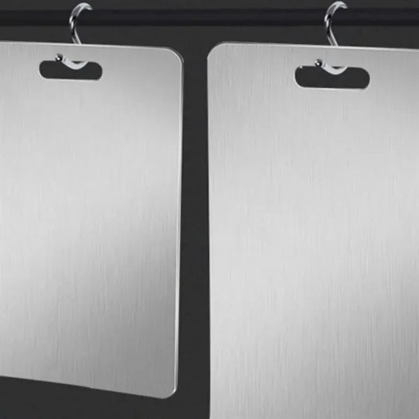 Kitchen double sided foodgrade stainless steel cutting board