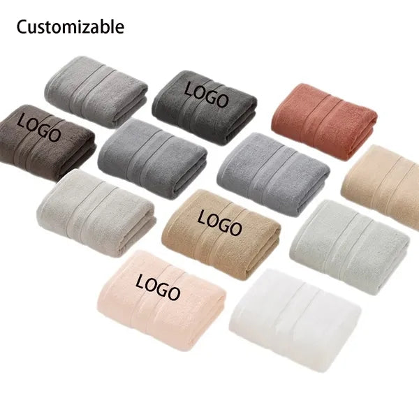 Customizable Minimalist Pure Cotton Bath Towels