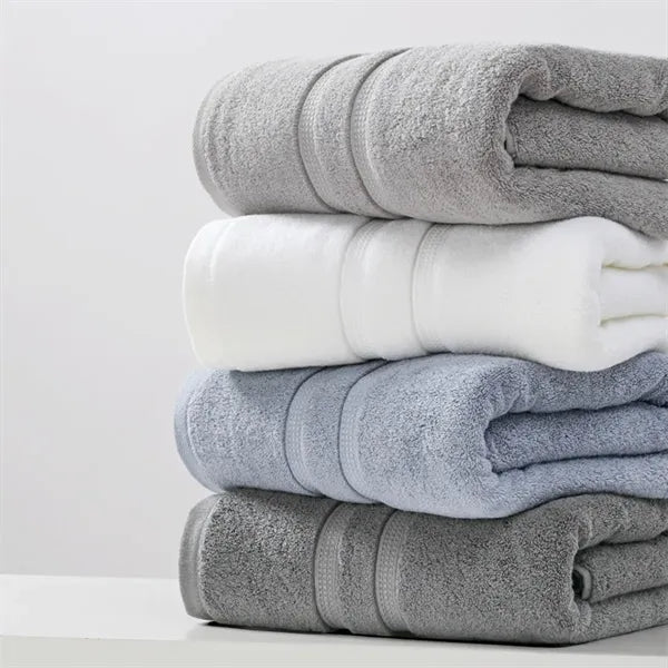 Customizable Minimalist Pure Cotton Bath Towels