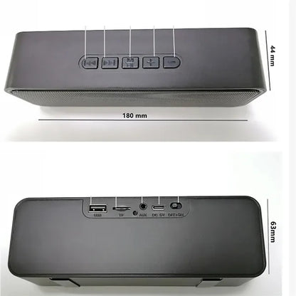 Wireless Bluetooth Speaker with AUX, USB, and TF Card