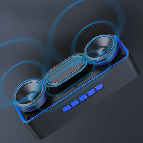 Wireless Bluetooth Speaker with AUX, USB, and TF Card