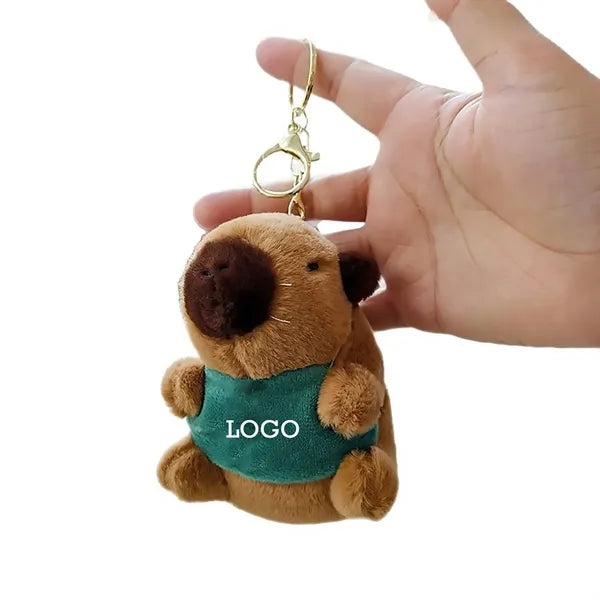 Customized animal plush toy keychain